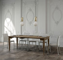 Consolle Allungabile 90-204x48x77 cm in Nobilitato Marrone