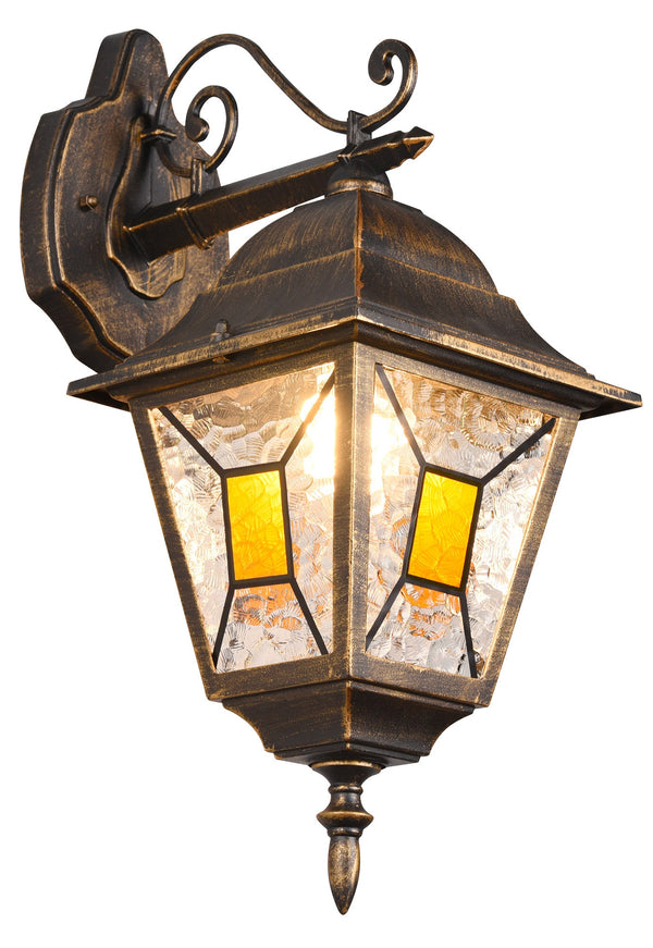 Applique da Esterno Attacco E27 in Alluminio Ruggine prezzo