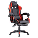 Sedia da Gaming Ergonomica in Similpelle Rosso/Nera