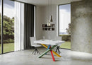 Tavolo Allungabile 160-264x90x77 cm Volantis Bianco Frassino