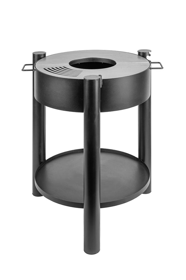 Barbecue a Legna Piano Cottura 5 mm Erica in Acciaio Nero Alta Temperatura acquista