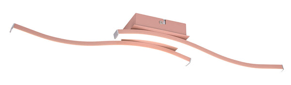 Plafoniera da Interno a LED SMD in Metallo Oro rosa prezzo