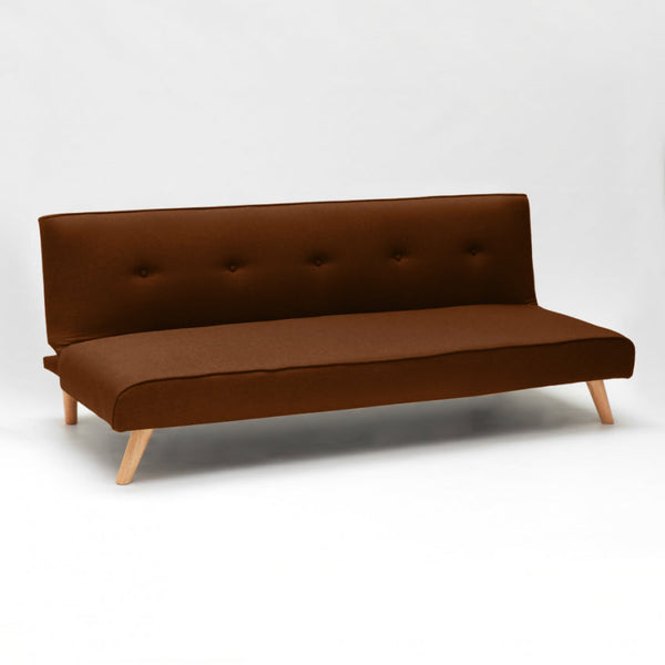 Canapé convertible 178x82x70 cm en tissu marron online