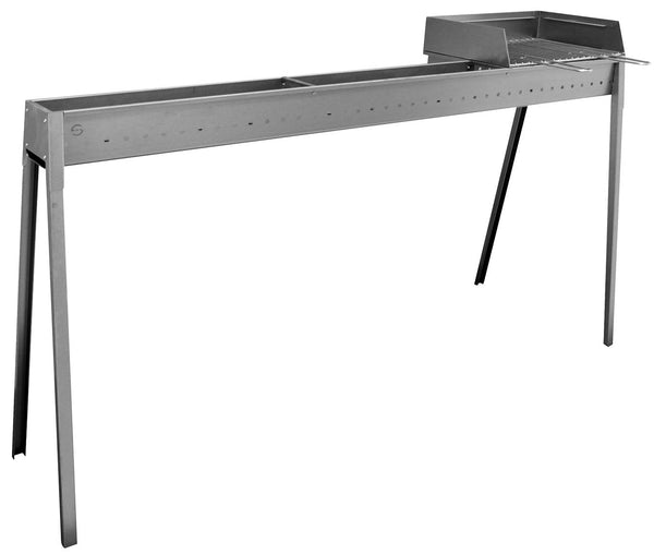 online Cuisinière à Charbon Arrosticini 120 cm avec Barbecue Lisa Luxury Torino Grill 80+40