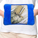 Borsa Acqua Calda Elettrica Scaldamani Ricaricabile Blu