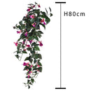 Set 2 Pianta Artificiale di Fuxia Pendente Altezza 80 cm Rosa