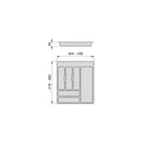 Portaposate Optima Universal M 500 Plastica Grigia Tecnoplastica Emuca