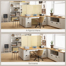 Paravento Separè 4 Pannelli da Interno 180x1,6x180 cm in Bambù di Rattan