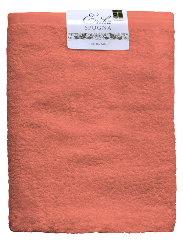 sconto Set Éponge Serviettes Invités + Serviette Erika Saumon