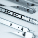 Guide per Cassetti a Sfera 17 x 278 mm Estrazione Parziale Zincato 5 Pezzi Emuca