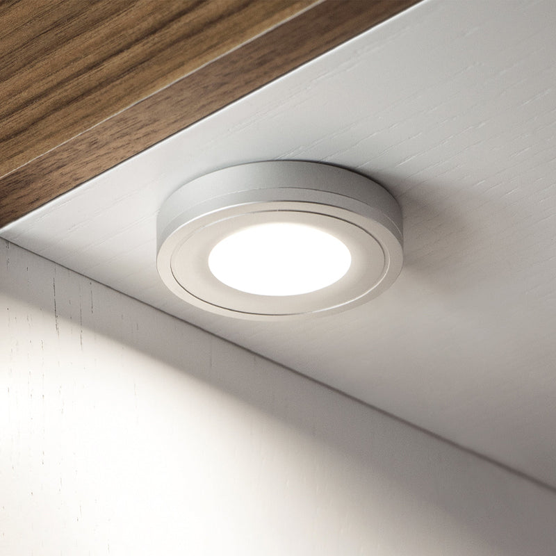 Faretto Led Volans con Luce Naturale 6 Pezzi Anodizzato Opaco Tecnoplastica e Alluminio Emuca