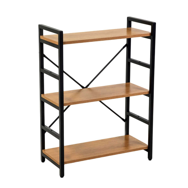 online Libreria 3 ripiani 60x28xh83,5 cm in Metallo e Legno Achille Naturale