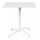 Table Vega 70x70x73 h cm en Acier Blanc