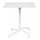 Table Vega 70x70x73 h cm en Acier Blanc
