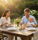 Servizio Set di Posate 24 Pezzi in Acciaio Eme Caribe Avorio 18