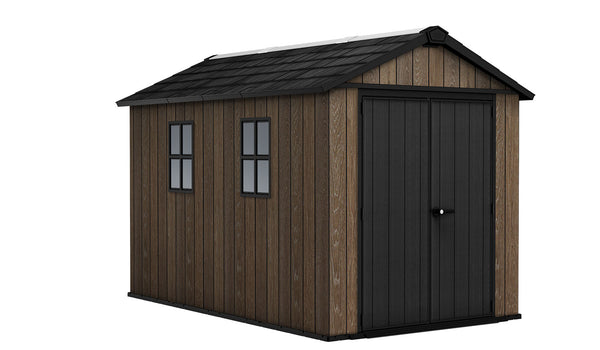 Casetta Box da Giardino 230x350x246 cm Keter Signature Apex 7511/1175 in Resina Effetto Legno Noce prezzo