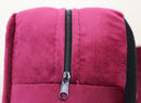 Divano 3 Posti Chandler 196x81x89 h cm in Velluto Rosso