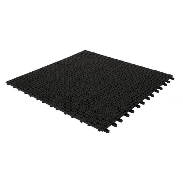 sconto Lot de 6 dalles d'extérieur souples en plastique 55,5 x 55,5 cm, drainantes et autobloquantes