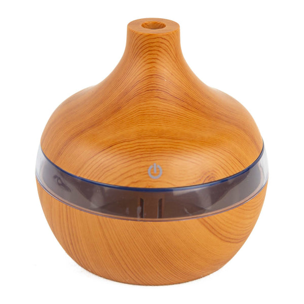 acquista Mini diffuseur d'arôme vaporisateur LED 110x110x115mm 2W USB Marron clair