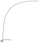 Piantana da Interno a LED in Metallo Titanio