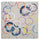 Peinture sur Toile Cercles Flottants 80x3x80 cm en Bois et Toile