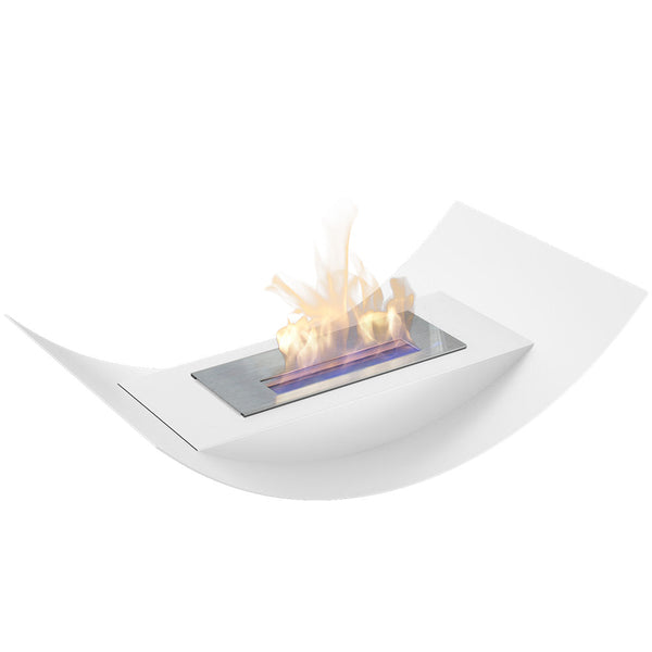 Cheminée de Sol au Bioéthanol 71,7x40 cm Flig Chicago Blanc prezzo