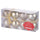 Lot de 8 Boules de Noël Plastique Champagne Ø7 cm
