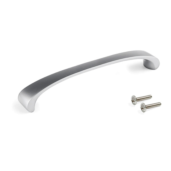 Poignée Emuca pour meubles Kyoto Entraxe 160 Nickel satiné Zamak sconto