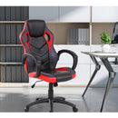 Sedia Gaming 59x120 cm in Similpelle Rosso