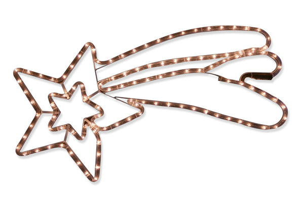 Signe étoile comète lumineuse 144 lumières 77x35 cm Soriani sconto