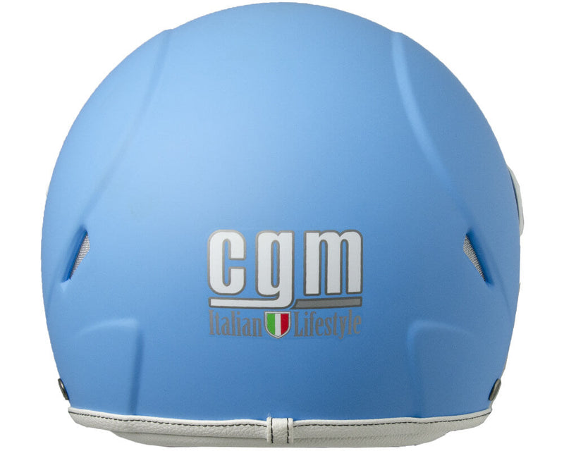 Casco Demi-Jet per Bambini Visiera Lunga CGM Varadero 206A Azzurro Opaco