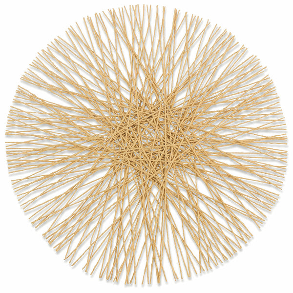 Lot de 6 sets de table ronds en papier Villa d'Este Soleil Noisette prezzo