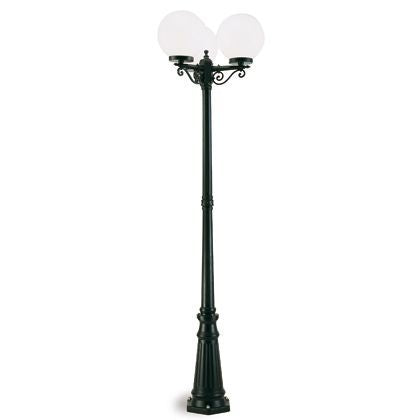 acquista Lampe Palo Alto Trois Lumières pour Jardin Couleur Noire Diamètre 25Cm pour Extérieur Livos Sphere Line