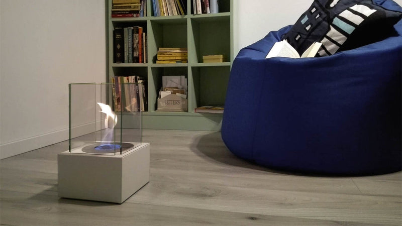 Camino a Bioetanolo da Tavolo 20x20 cm Flig Provicence 1 Bianco