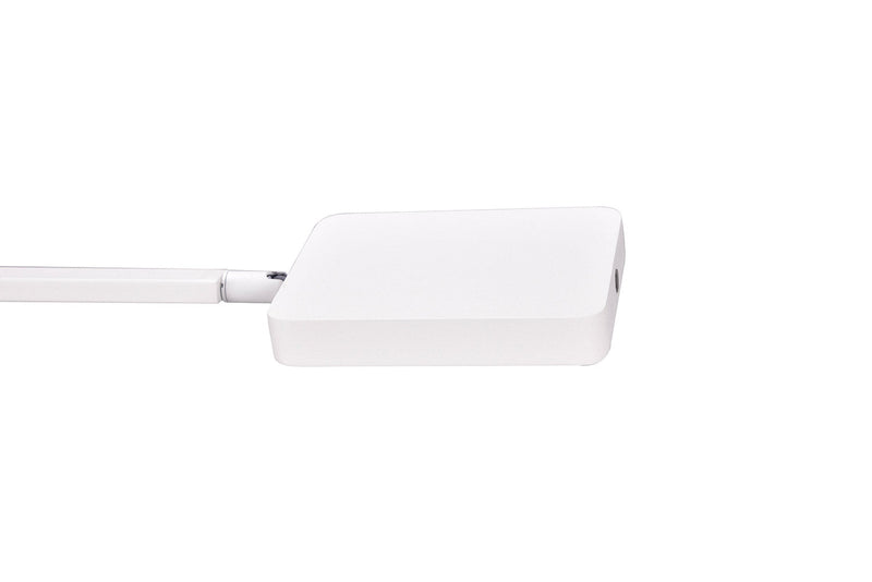 Piantana da Interno a LED in Metallo Bianco Opaco