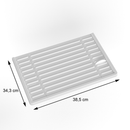 Mobile Lavatoio 59x40x74 cm Monoblocco in Resina PP Bianco