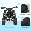Mini Quad per Bambini 18-36 Mesi a Spinta Manuale con Musiche Integrate e Ampia Impugnatura in PP e Metallo Nero      