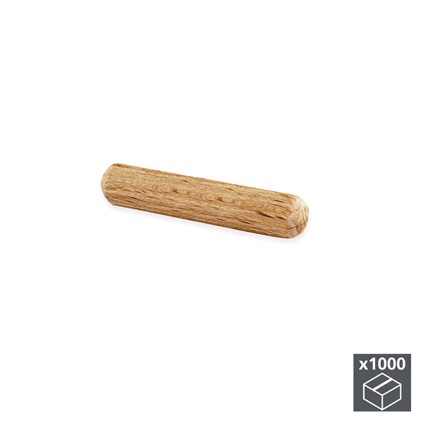 sconto Emuca 8 mm 35 mm Chevilles à bois 1 000 pièces