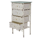 Mobile in Metallo con 4 Cassetti H 92 cm
