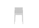 Set 4 Sedie Venus 52,5x55x81 cm in Polipropilene Bianco       