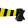 Rideau Mural 3 mètres 6x12,5 cm Ruban Jaune/Noir