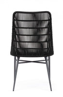 Set 2 Sedie 54x57x90h cm Tablita Antracite 