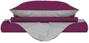 Copripiumino con Sacco e Federe Doubleface Fuxia\/Grigio