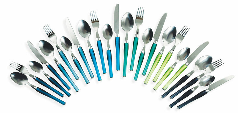 Servizio Set di Posate 24 Pezzi in Acciaio Villa d'Este Home Tivoli Alta Marea