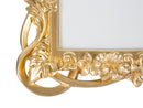 Cornice Flossy 22,5x2,5x28 cm in Poliresina e Vetro Oro