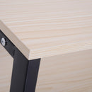 Panchina Appendiabiti con Ganci e Ripiani Scarpiera in Legno e Acciaio 60x40x175 cm 