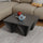 Table basse design 80x80x38 cm Diamant anthracite