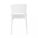 Sedia Mets 56x46x80 h cm in Plastica Bianco