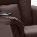 Poltrona Alzapersona Elettrica 1 Motore 68x77x109 cmin Similpelle Marrone