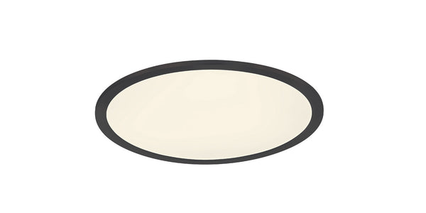 prezzo Plafoniera da Interno a LED in Metallo Nero Opaco